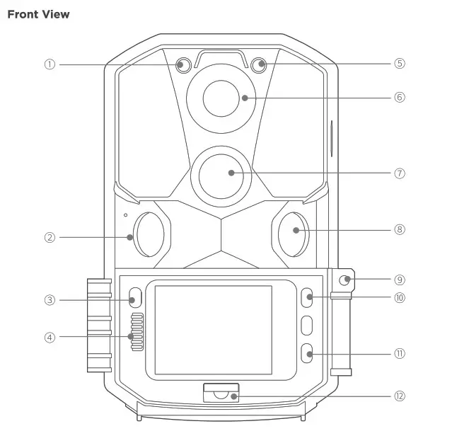 CEYOMUR CY65 Trail Camera- fornt view
