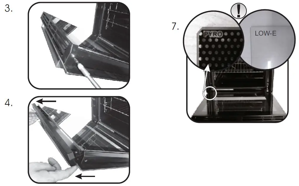 REMOVALANDCLEANINGOFTHE GLASSDOOR 1