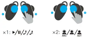 Srhythm S5 ANC Wireless Earbuds - 3