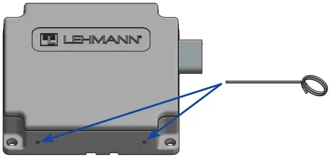 LEHMANN M610 TA03 Locker lock with Keypad - pin