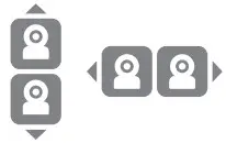 Victure BM50 Baby Monitor - navigation button