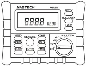 MASTECH MS5203 Digital Insulation Tester