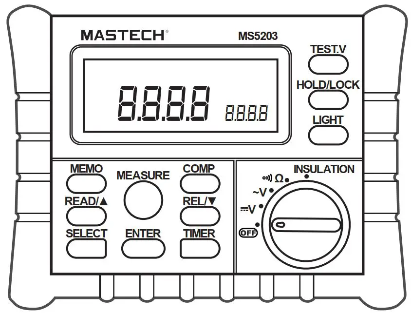 Mastech Ms5203 Digital Insulation Tester User Guide Mastech Ms5203 Digital Insulation Tester User Guide