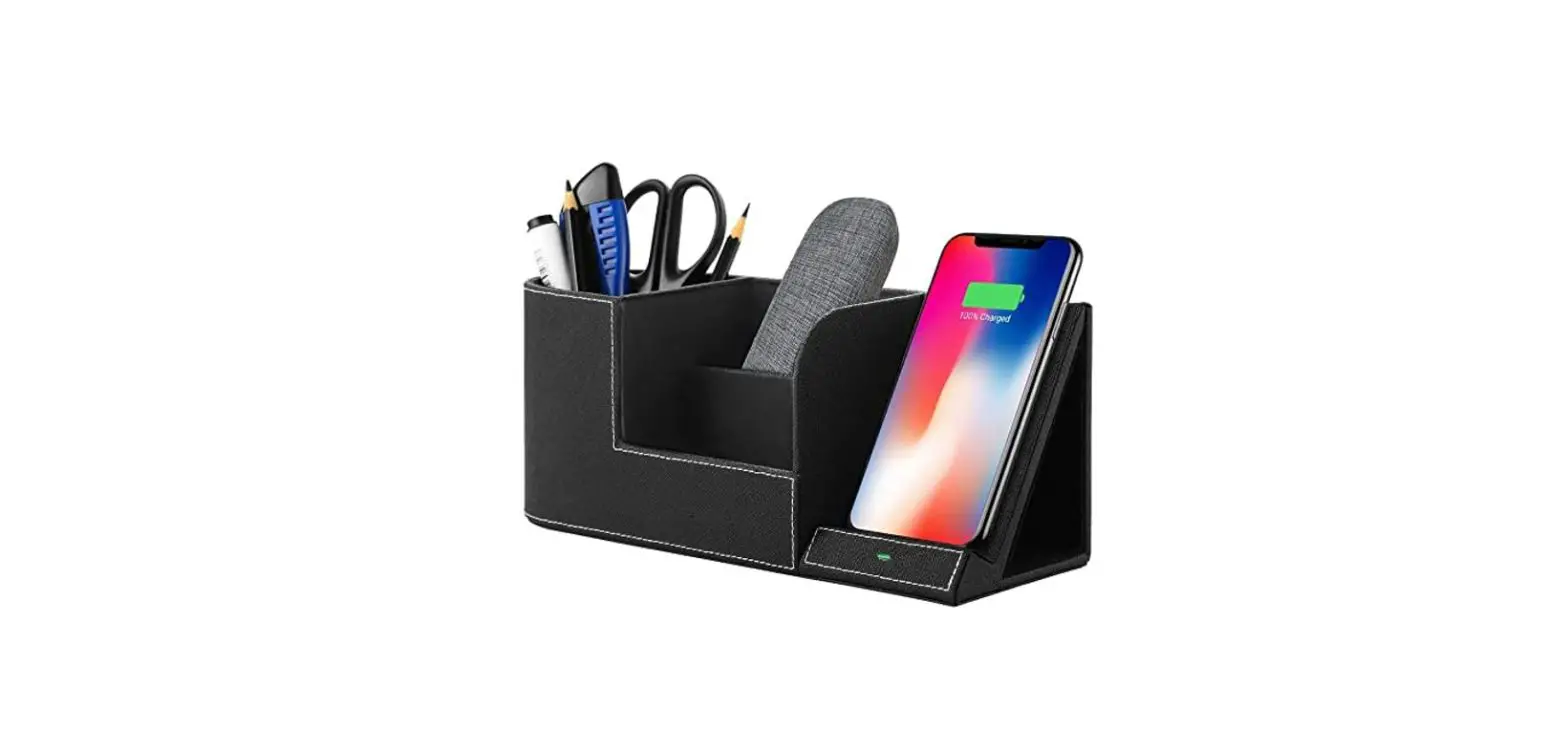 Fuzhou Rihen Electronic Technology Es9100 Wireless Charger Desktop Organizer Instruction Manual
