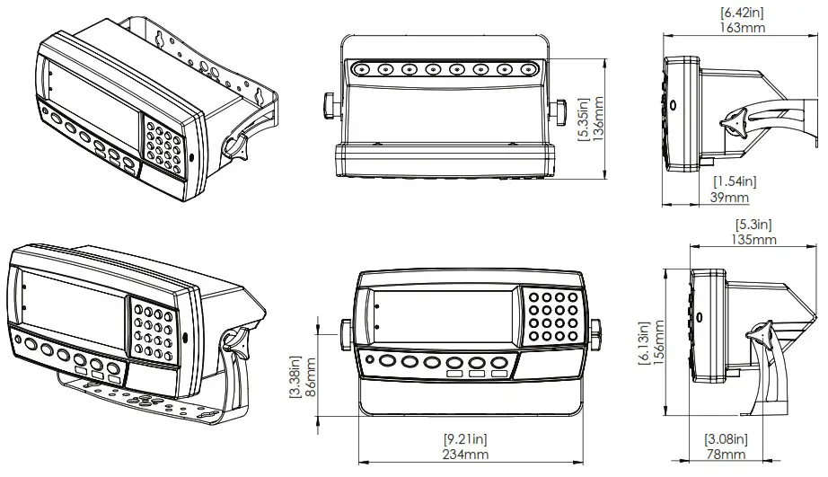 rinstrum R420 Smart Weighing Solutions - Wall Mount