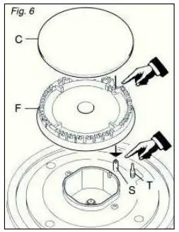 omega OCG64XTGG Gas Cooktop Instruction Manual - Fig 6