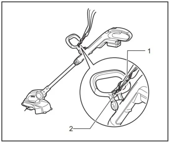 makita DUR141 Cordless String Trimmer -OPERATION 1