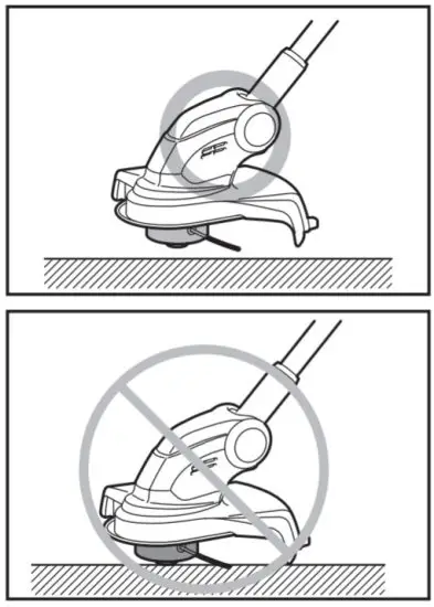 makita DUR141 Cordless String Trimmer -OPERATION 2