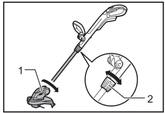 makita DUR141 Cordless String Trimmer -edger 2