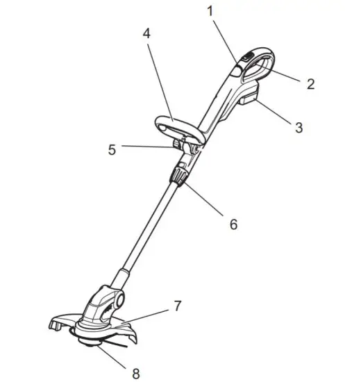 makita DUR141 Cordless String Trimmer - figure 4