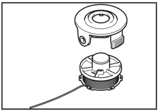 makita DUR141 Cordless String Trimmer -spool