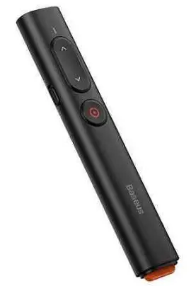 Baseus Orange Dot Wireless Presenter Red Laser Charging