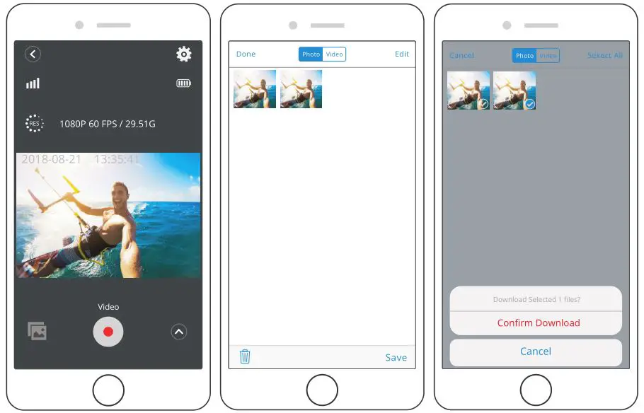 AKASO V50 Elite Action Camera - “AKASO DV” app