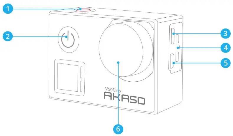 AKASO V50 Elite Action Camera - Overview 1