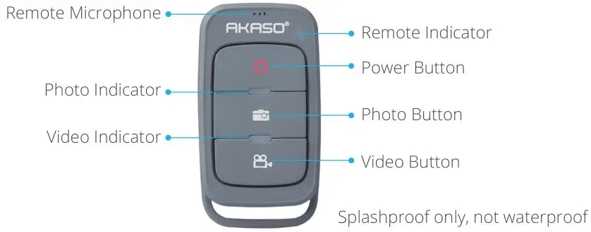 AKASO V50 Elite Action Camera - REMOTE