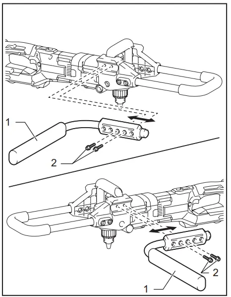 makita DG001G Cordless Earth Auger FIG 5