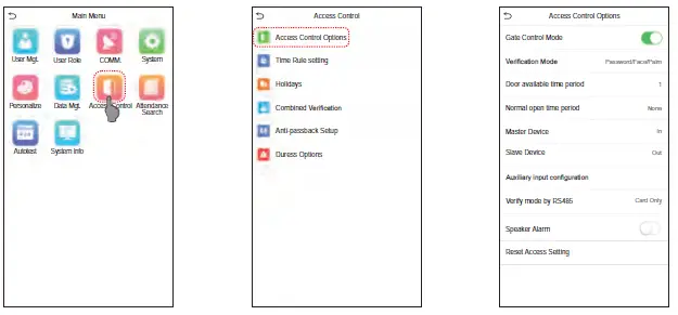 ZKTeco SpeedFace-V5L[QR] Series Visible Light Facial Recognition Terminal 20