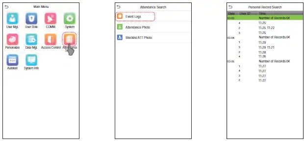 ZKTeco SpeedFace-V5L[QR] Series Visible Light Facial Recognition Terminal 21