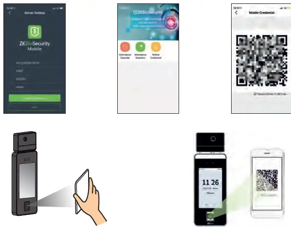 ZKTeco SpeedFace-V5L[QR] Series Visible Light Facial Recognition Terminal 26