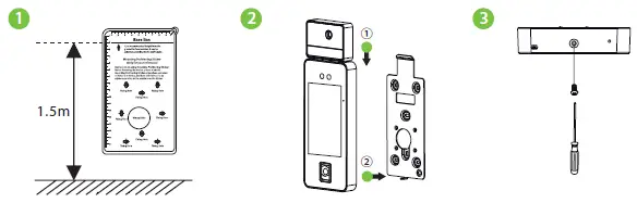 ZKTeco SpeedFace-V5L[QR] Series Visible Light Facial Recognition Terminal 7