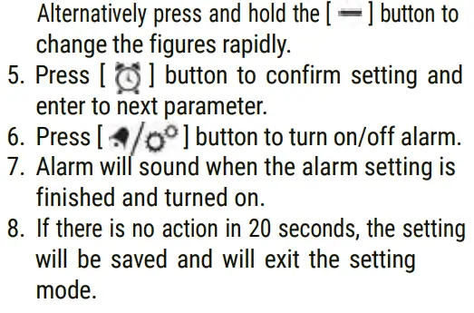 EXPLORE SCIENTIFIC RDC1005 Radio-Controlled Alarm Clock Instruction Manual - SETTING ADJUSTING DUAL ALARM TIME