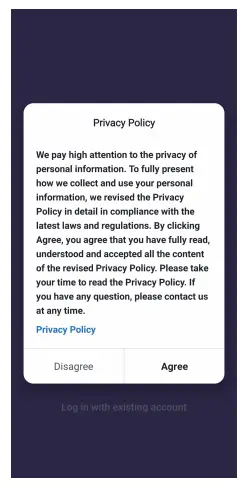Create Account Figure 2
