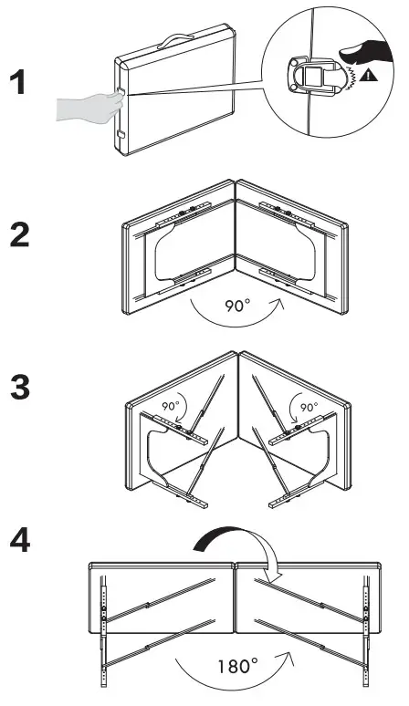 prilinex AMY 0072ZMB 2 Section Wooden Legs Folding Massage Table - Parts 2