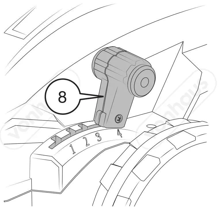 VonHaus 2500191 1300W Lawn Moss Rake - fig 6