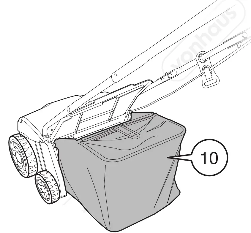 VonHaus 2500191 1300W Lawn Moss Rake - fig 7