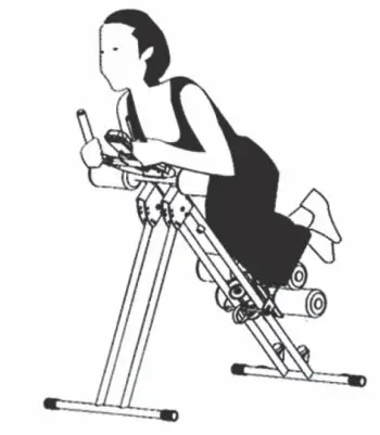 Pull the body up the frame