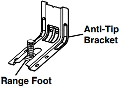 Whirlpool W11333082A GAS RANGE - Range Foot