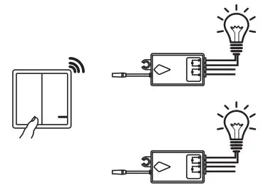 V-TAC Wireless Switch Installing Receiver 4