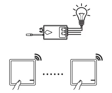 V-TAC Wireless Switch Installing Receiver 5