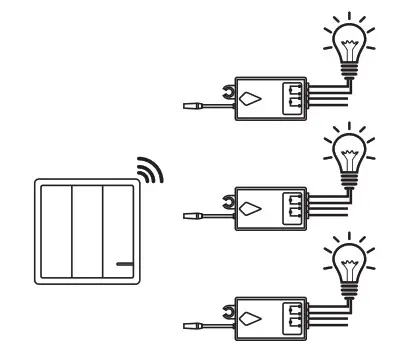 V-TAC Wireless Switch Installing Receiver 7