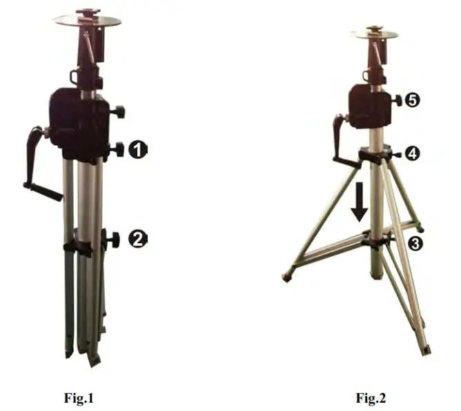 LIGHT SKY 330W Follow Spot Light System - Assembling 1
