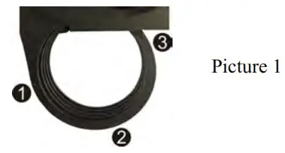 LIGHT SKY 330W Follow Spot Light System - Colored paper installation 1