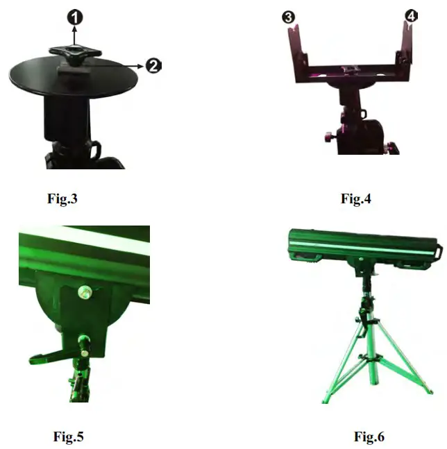 LIGHT SKY 330W Follow Spot Light System - Light assembling