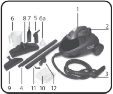 Ewbank SC1000 Steam Dynamo Cleaner Cleaning Floors A
