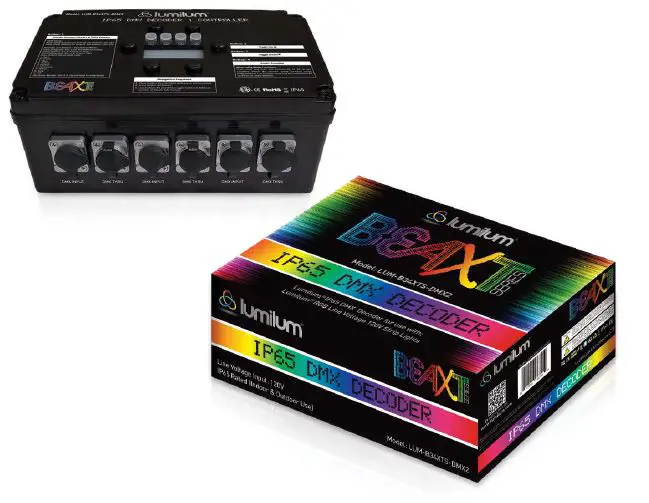 lumilum-LUM-B34XTS-DMX2-B43XT-Series-120V-RGB-LED-Strip-Light-DMX-Controller-Decoders-fig2