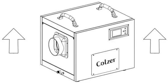 Colzer CD70P 145 Pints Crawl Space Dehumidifier - figure 1