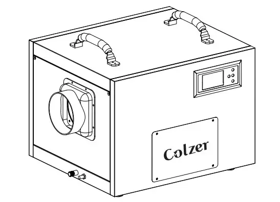 Colzer CD70P 145 Pints Crawl Space Dehumidifier