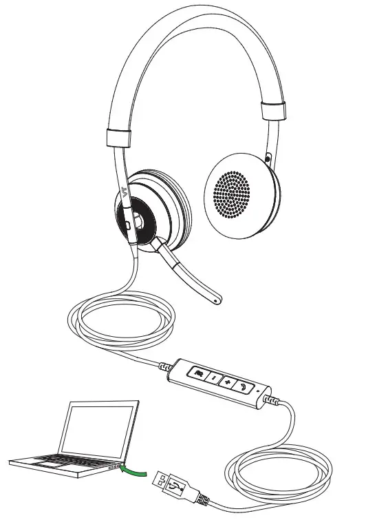 Xiamen Vbet Electronic VT 8200 UC Headset - HOW TO CONNECT
