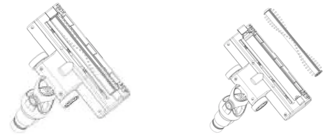 Clean the main brush