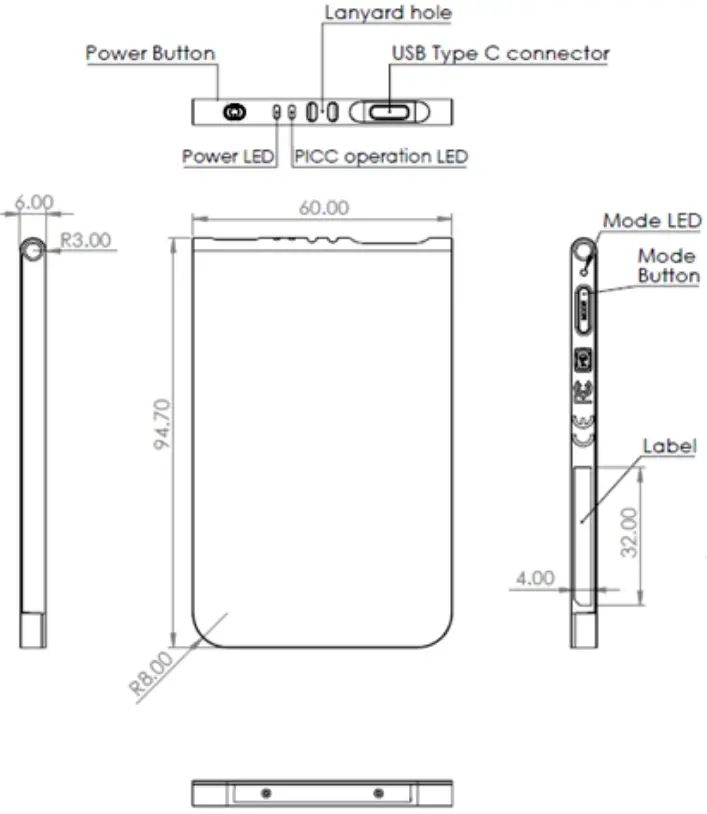 Circle CIR415A Bluetooth Contactless Smart Card Reader - Fig 13