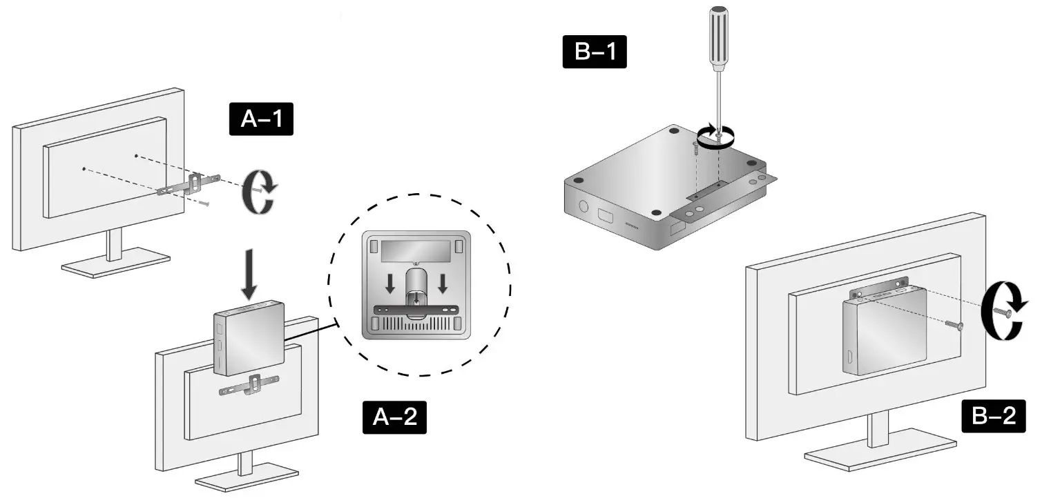 BMAX B2PLUS Mini PC Slim and light weight Plus - Moumt