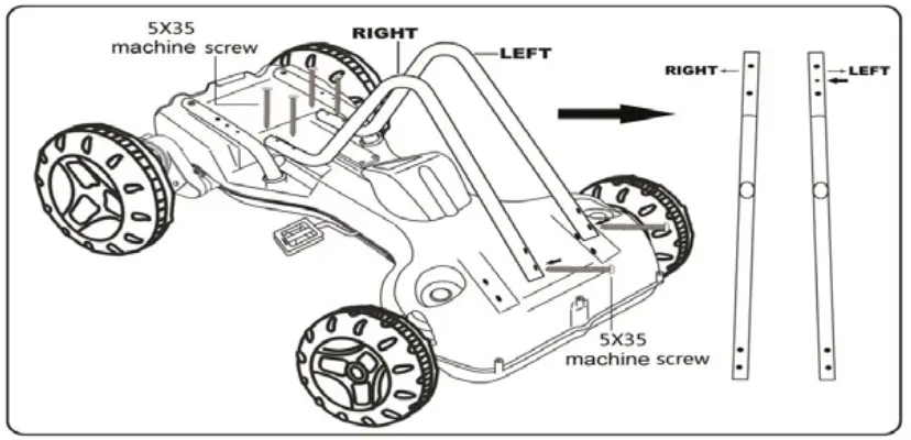 LENOXX-GK229-Children’s-Pedal-GO-Kart-5