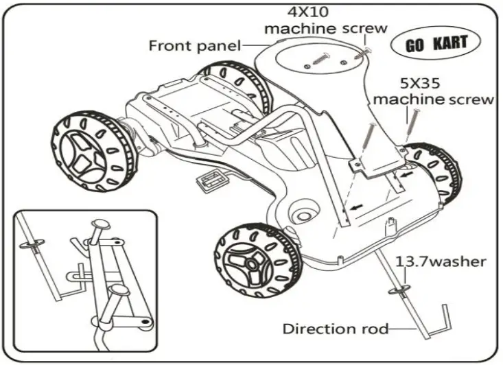 LENOXX-GK229-Children’s-Pedal-GO-Kart-6