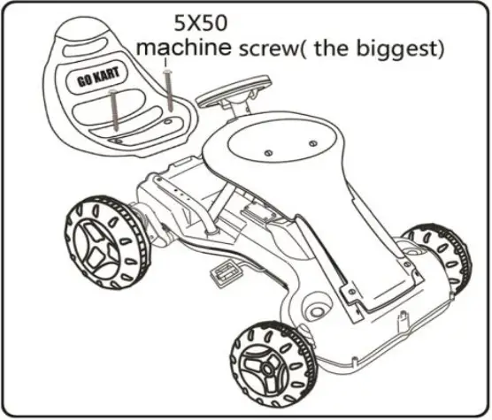 LENOXX-GK229-Children’s-Pedal-GO-Kart-8