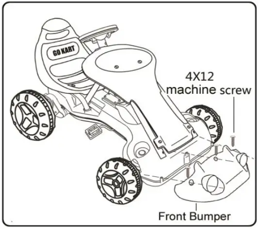 LENOXX-GK229-Children’s-Pedal-GO-Kart-9