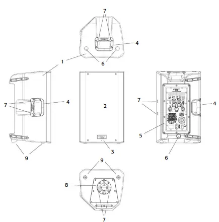 QSC K Series K12 Active PA Speaker-fig3